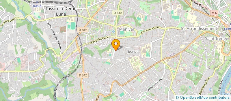 localisation de l'entreprise LYON VAL  LYON