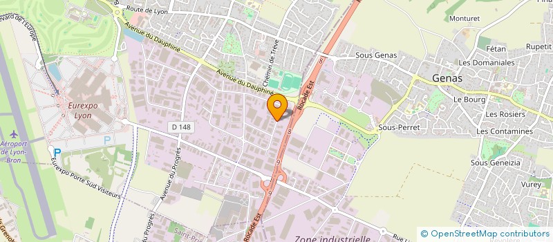 localisation de l'entreprise LYON VINS TRADITION à CHASSIEU