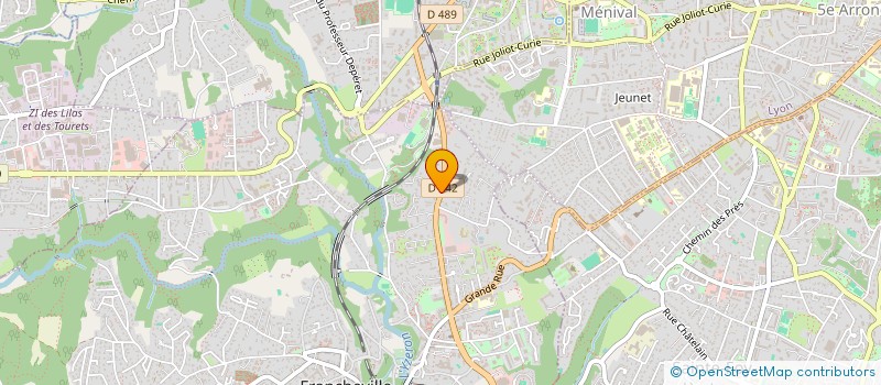 localisation de l'entreprise LYON VTC  FRANCHEVILLE