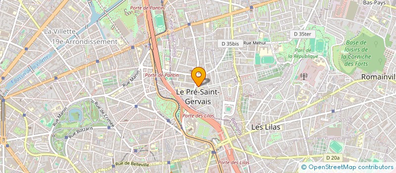 localisation de l'entreprise LYONEL  LE PRE-SAINT-GERVAIS