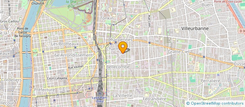 localisation de l'entreprise LYONN TRANSF APPLI PLAST STRAT à VILLEURBANNE
