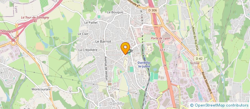 localisation de l'entreprise LYONNAILS à DARDILLY