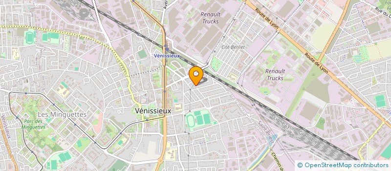 localisation de l'entreprise LYONNAIS NETTOYAGE  VENISSIEUX