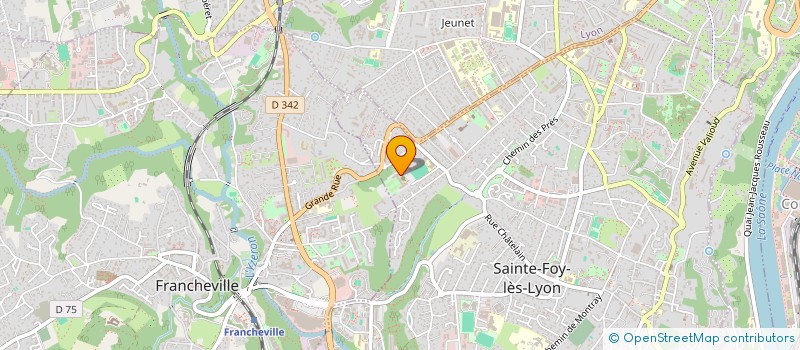 localisation de l'entreprise LYONS D'AZUR HOCKEY  SAINTE-FOY-LES-LYON