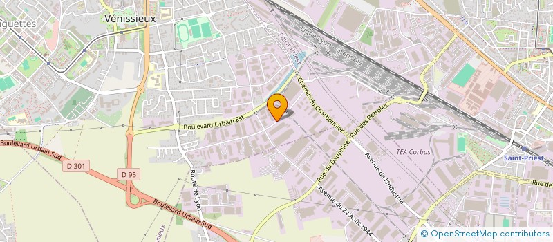 localisation de l'entreprise LYOPHITECH à VENISSIEUX