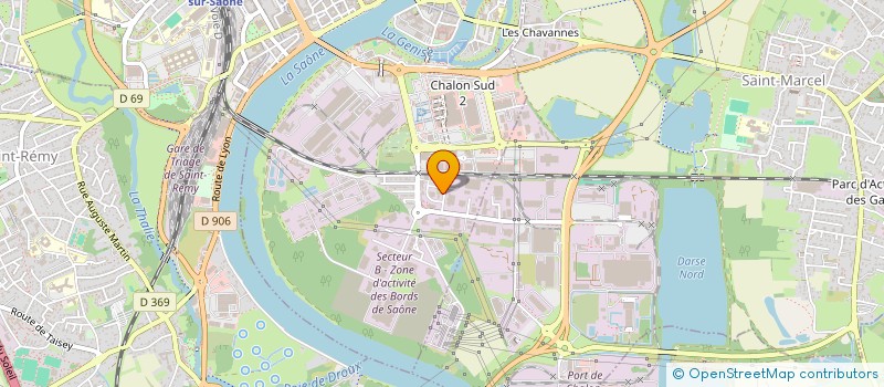 localisation de l'entreprise LYOPY  CHALON-SUR-SAONE