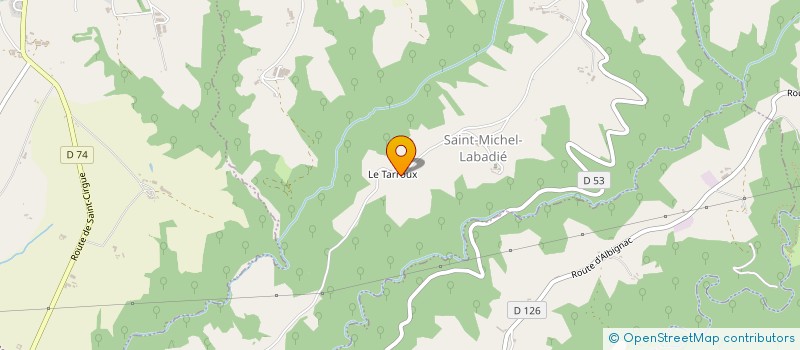 localisation de l'entreprise LYP  SAINT-MICHEL-LABADIE