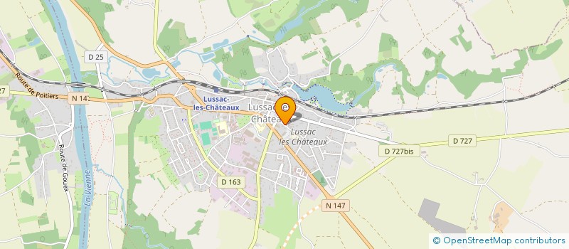 localisation de l'entreprise LYP TECH  LUSSAC-LES-CHATEAUX