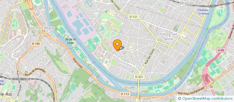 localisation de l'entreprise LYP15  CROISSY-SUR-SEINE