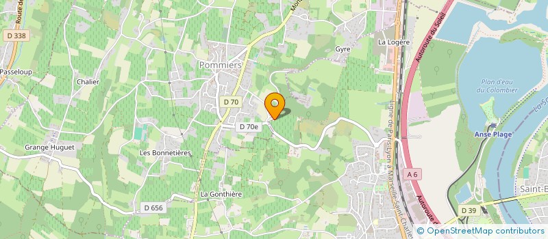 localisation de l'entreprise LYPCEO  POMMIERS