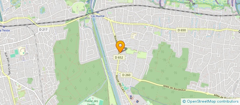 localisation de l'entreprise LYPTUS  GUJAN-MESTRAS