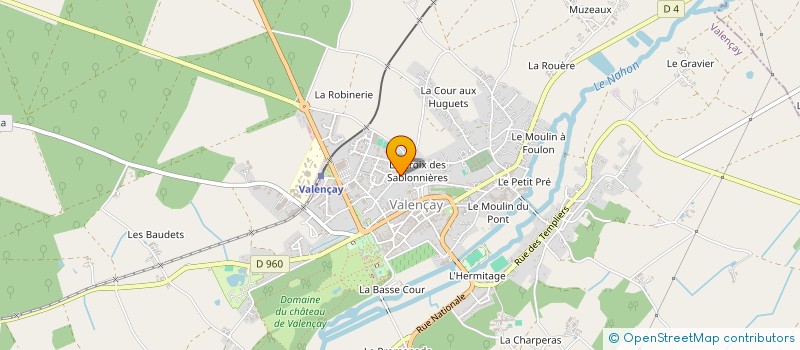 localisation de l'entreprise LYR'E'TOILES à VALENCAY