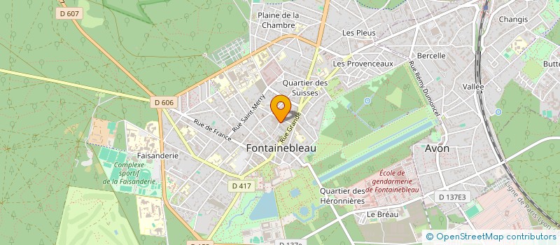 localisation de l'entreprise LYRA  FONTAINEBLEAU