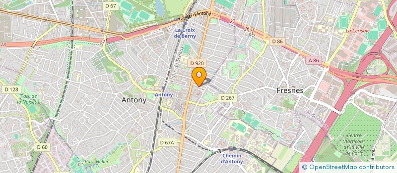 localisation de l'entreprise LYRA à ANTONY