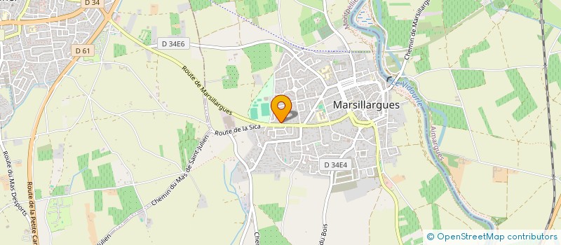 localisation de l'entreprise LYRA  MARSILLARGUES