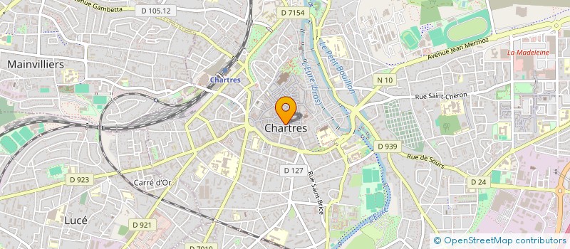localisation de l'entreprise LYRA CONSEILS D ENTREPRISES à CHARTRES