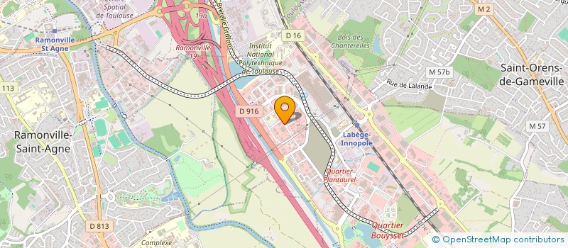localisation de l'entreprise LYRA NETWORK à LABEGE