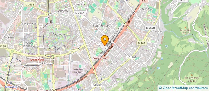 localisation de l'entreprise LYRAE à EYBENS