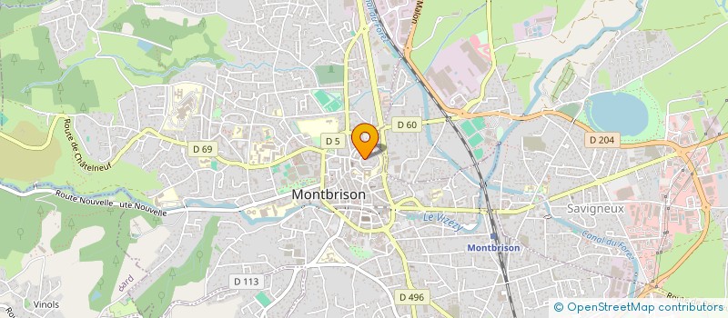 localisation de l'entreprise LYRE MONTBRISONNAISE  MONTBRISON