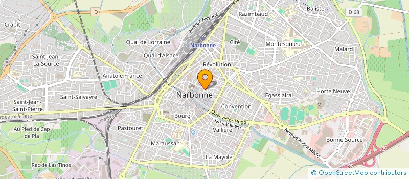 localisation de l'entreprise LYRE NARBONNAISE à NARBONNE