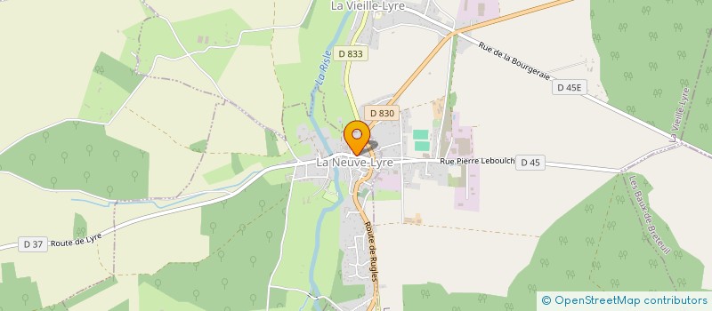 localisation de l'entreprise LYRE PIZZA  LA NEUVE-LYRE