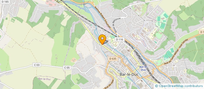 localisation de l'entreprise LYREM  BAR-LE-DUC