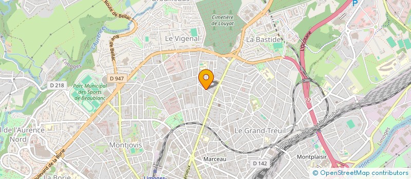 localisation de l'entreprise LYRES ET DELIRES à LIMOGES