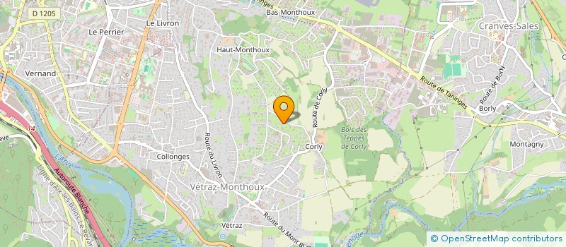 localisation de l'entreprise LYREX  VETRAZ-MONTHOUX