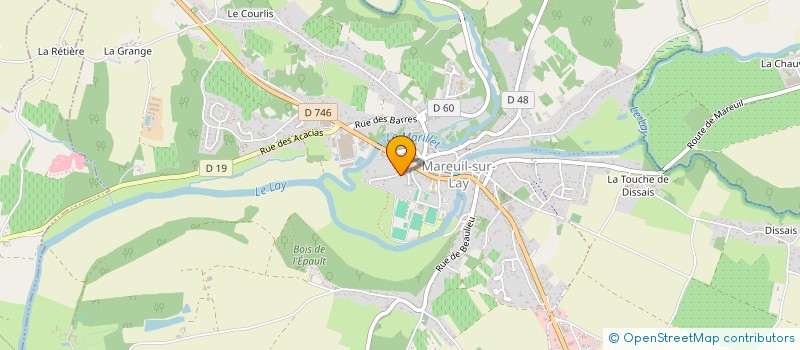 localisation de l'entreprise LYRGAM  MAREUIL-SUR-LAY-DISSAIS