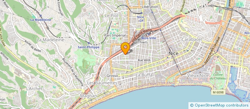 localisation de l'entreprise LYRI à NICE