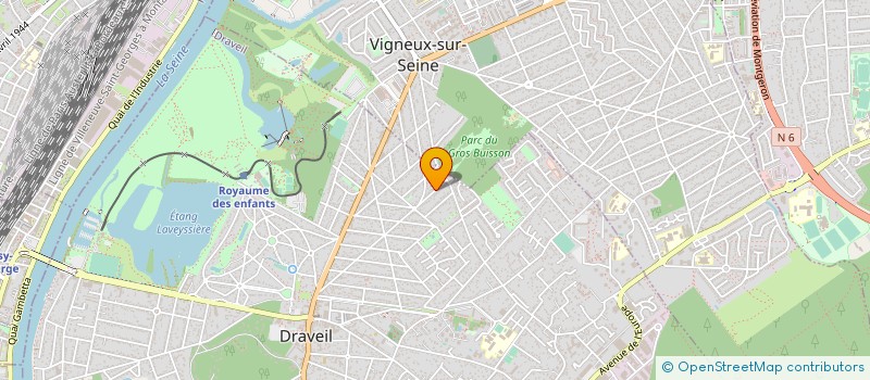 localisation de l'entreprise LYRIC'AD LIB à DRAVEIL