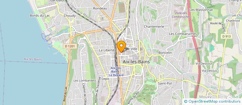 localisation de l'entreprise LYRIC'ARIA  AIX-LES-BAINS