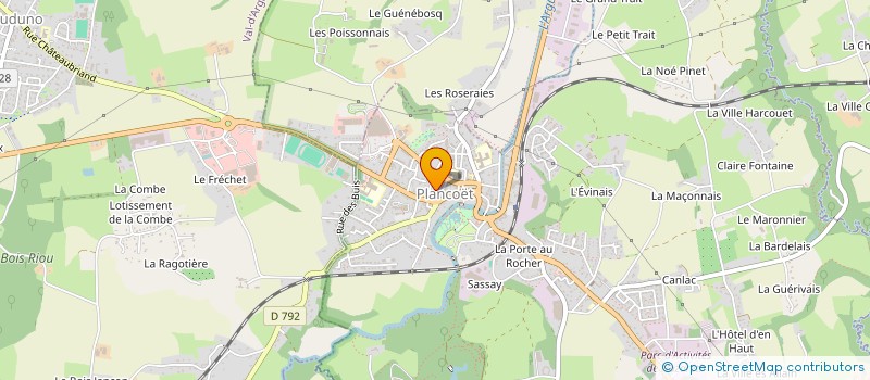 localisation de l'entreprise LYRIC'ARMOR  PLANCOET