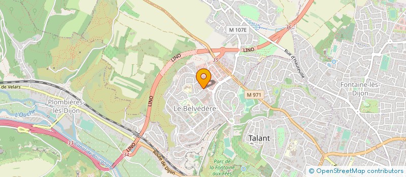 localisation de l'entreprise LYRICA  TALANT