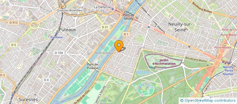 localisation de l'entreprise LYRICARTE à NEUILLY-SUR-SEINE