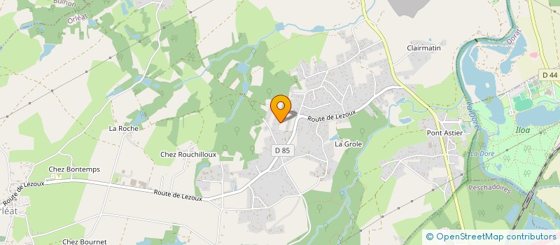 localisation de l'entreprise LYRICK  ORLEAT