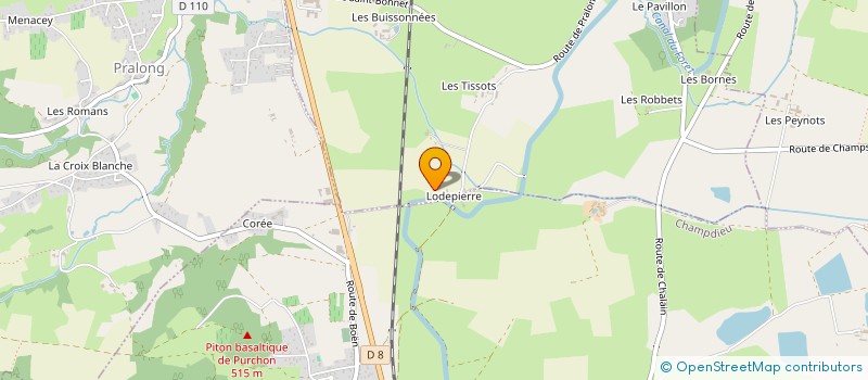 localisation de l'entreprise LYRICO PRESTO  SAINT-ETIENNE-LE-MOLARD