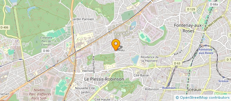 localisation de l'entreprise LYRICO PROJECT à LE PLESSIS-ROBINSON