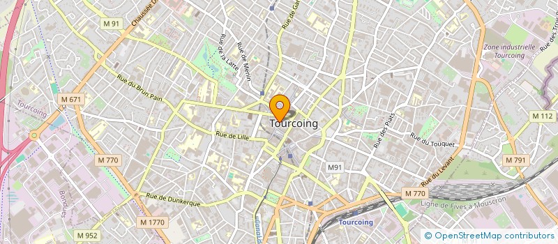 localisation de l'entreprise LYRICSOUNDFILMRECORDS  TOURCOING