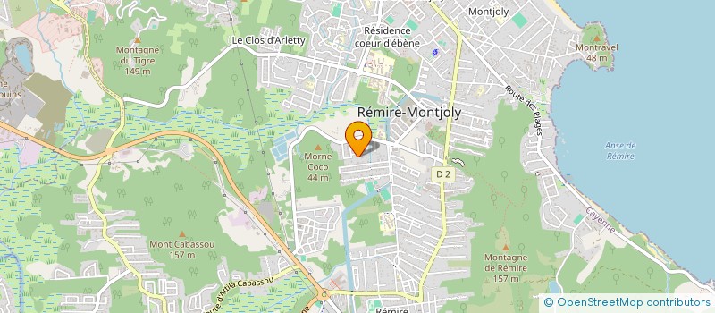 localisation de l'entreprise LYRIKIWA  REMIRE MONTJOLY
