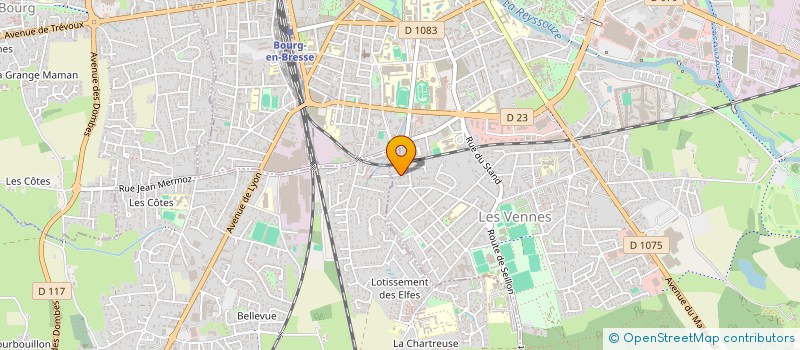 localisation de l'entreprise LYRIQUES PRODUCTIONSI à BOURG-EN-BRESSE