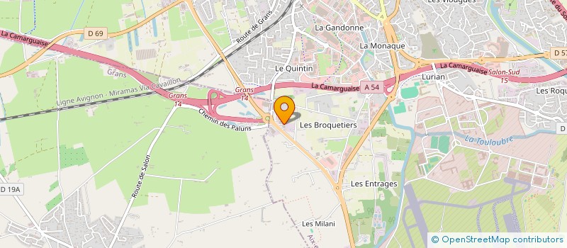 localisation de l'entreprise LYRIS BEAUTE  SALON-DE-PROVENCE