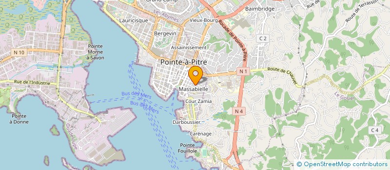 localisation de l'entreprise LYRISME HARMONIE ORGANISAT PRODUCTION à POINTE-A-PITRE