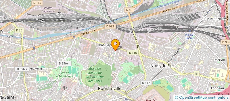 localisation de l'entreprise LYRIZ INSTITUT à ROSNY-SOUS-BOIS