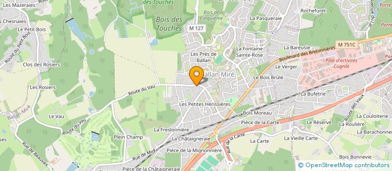 localisation de l'entreprise LYRN ART & CO  BALLAN-MIRE