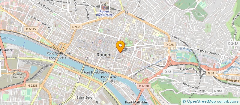 localisation de l'entreprise LYRODIE à ROUEN