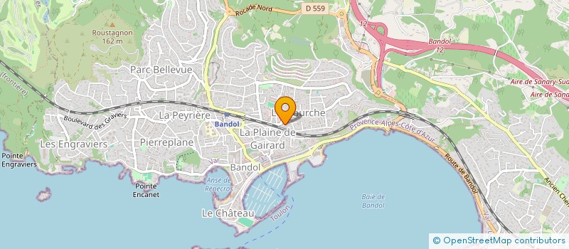 localisation de l'entreprise LYRPACK DISTRIBUTION  BANDOL