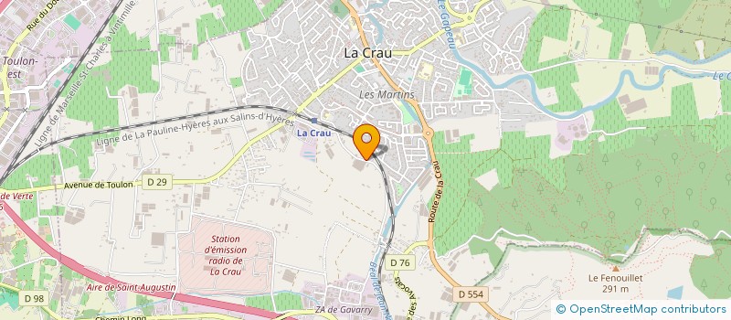 localisation de l'entreprise LYS  LA CRAU