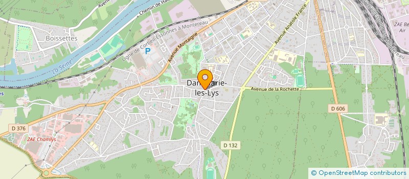 localisation de l'entreprise LYS à DAMMARIE LES LYS