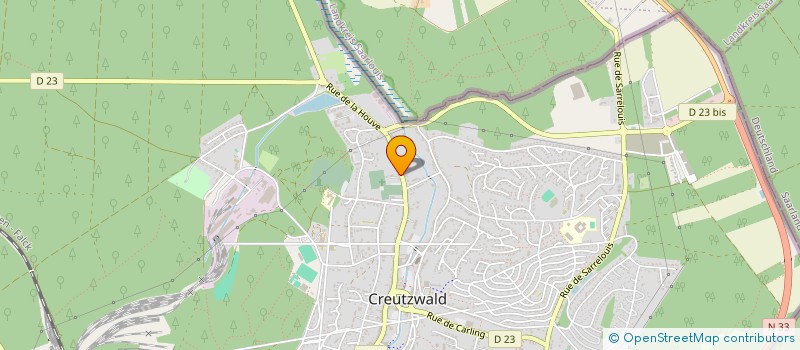 localisation de l'entreprise LYS  CREUTZWALD